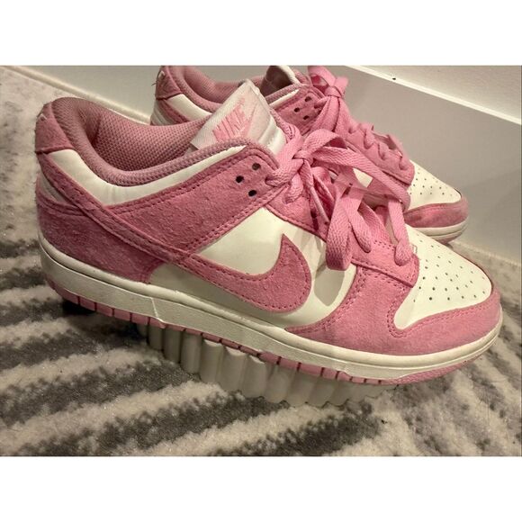 Converse Women's Dunk Low Next Nature Pink Rise Sail Sneakers Shoes Size 8 - Picture 1 of 9